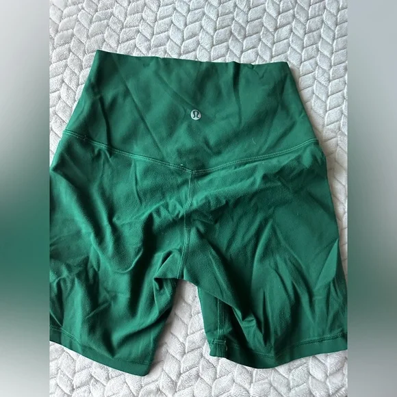 Lululemon Align High-Rise Short 6" Everglade Green Size 4 - Picture 5 of 7